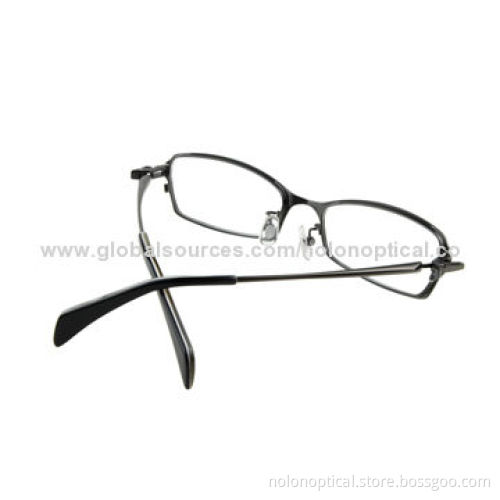 Gun Metal Eyeglass Frame, Logos Can be Printed